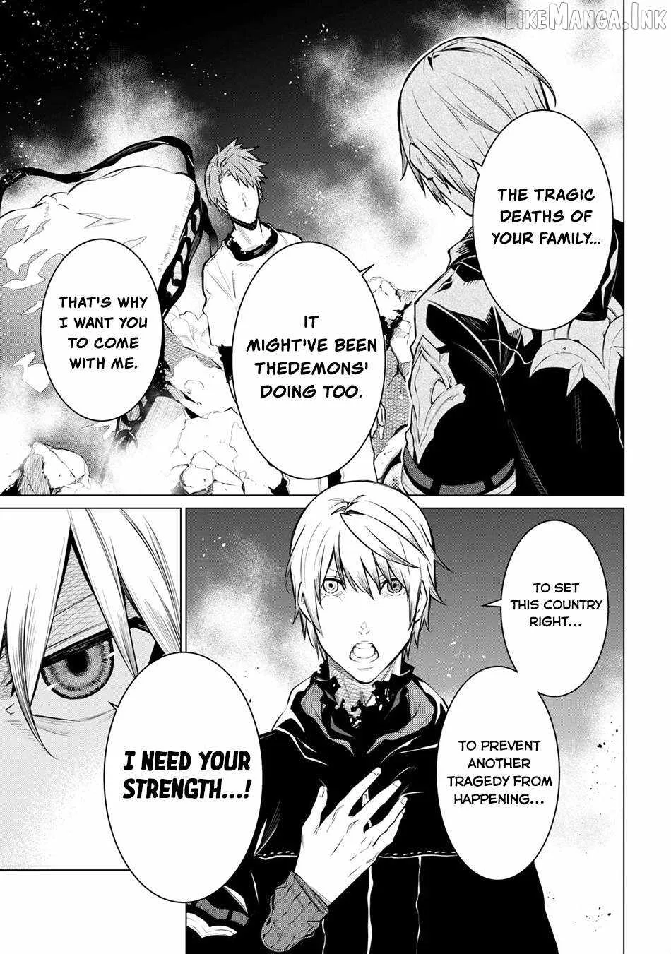 SSS RANK DUNGEON DE KNIFE ICHIHON TEWATASARE TSUIHOU SARETA HAKUMA DOUSHI: YGGDRASIL NO NOROI NIYORI JAKUTEN DEARU MARYOKU FUSOKU O KOKUFUKUSHI SEKAI SAIKYOU E TO ITARU Chapter 31.2 page 5
