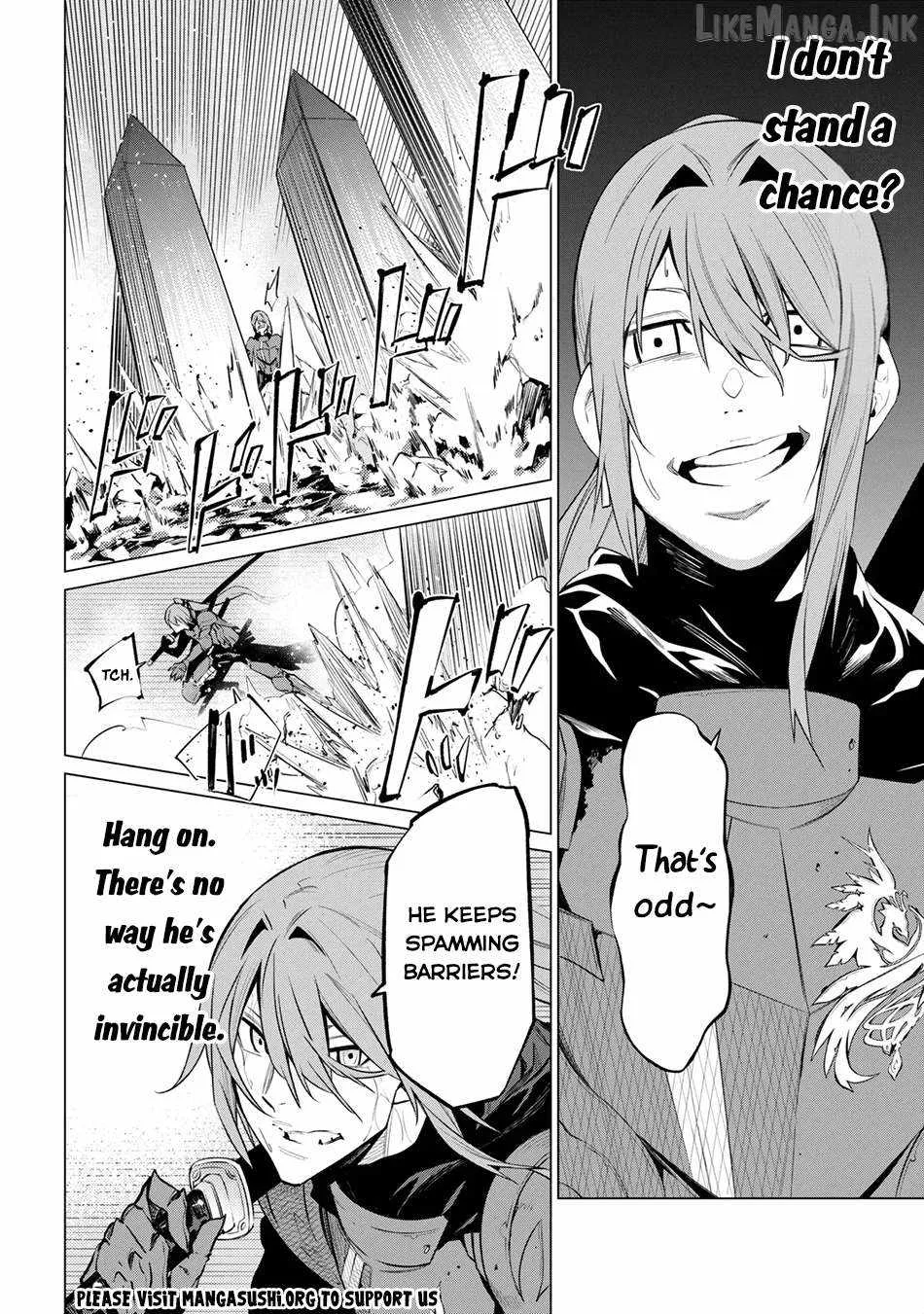 SSS RANK DUNGEON DE KNIFE ICHIHON TEWATASARE TSUIHOU SARETA HAKUMA DOUSHI: YGGDRASIL NO NOROI NIYORI JAKUTEN DEARU MARYOKU FUSOKU O KOKUFUKUSHI SEKAI SAIKYOU E TO ITARU Chapter 31.3 page 2