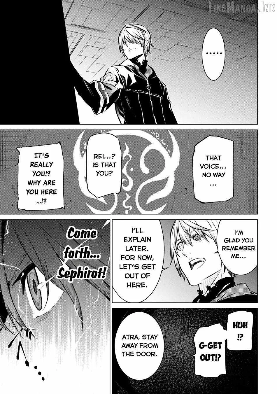 SSS RANK DUNGEON DE KNIFE ICHIHON TEWATASARE TSUIHOU SARETA HAKUMA DOUSHI: YGGDRASIL NO NOROI NIYORI JAKUTEN DEARU MARYOKU FUSOKU O KOKUFUKUSHI SEKAI SAIKYOU E TO ITARU Chapter 31.1 page 6