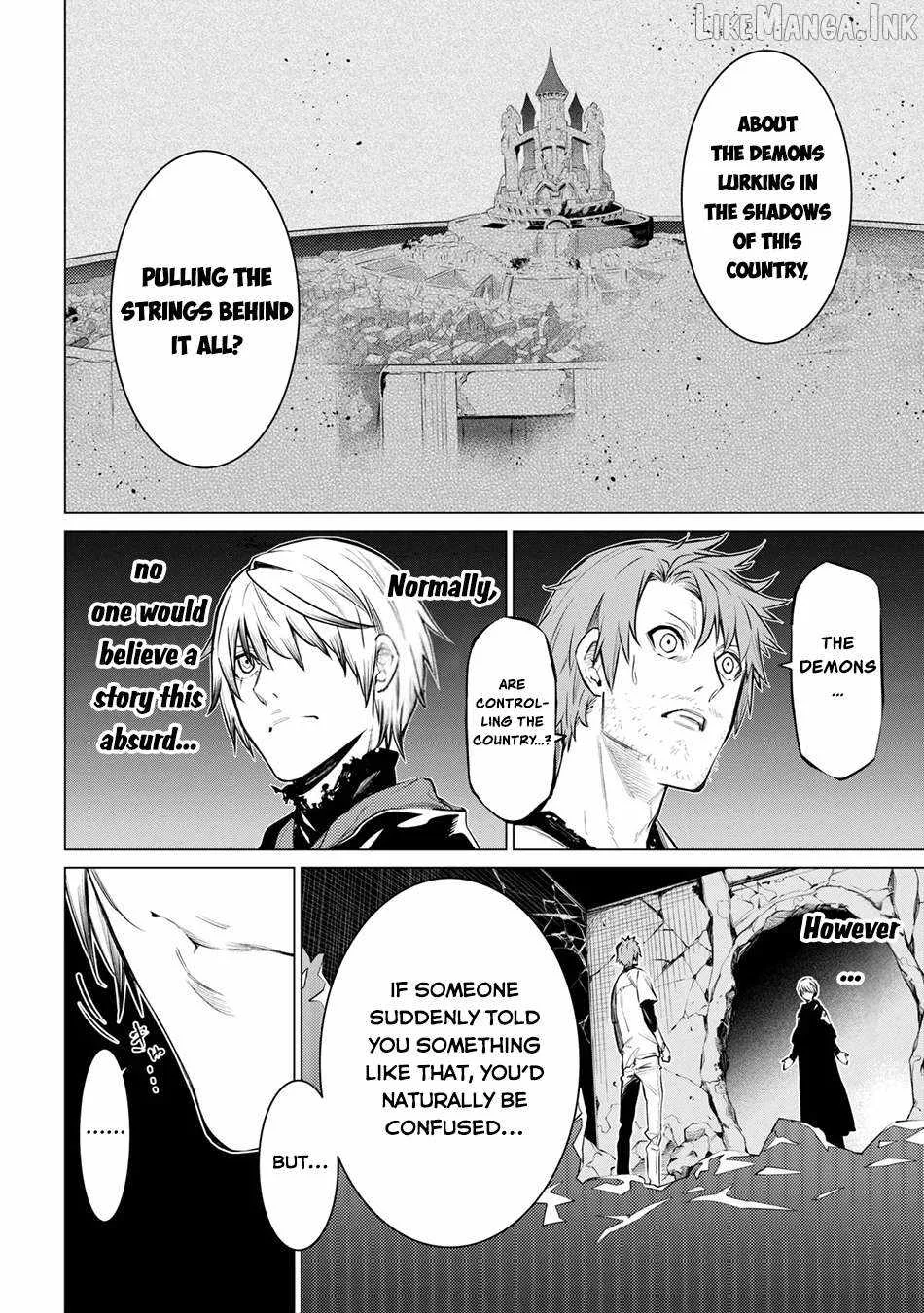 SSS RANK DUNGEON DE KNIFE ICHIHON TEWATASARE TSUIHOU SARETA HAKUMA DOUSHI: YGGDRASIL NO NOROI NIYORI JAKUTEN DEARU MARYOKU FUSOKU O KOKUFUKUSHI SEKAI SAIKYOU E TO ITARU Chapter 31.2 page 4