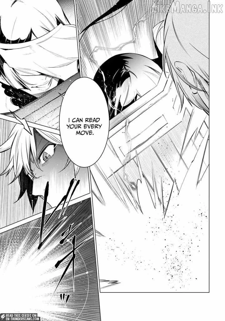 SSS RANK DUNGEON DE KNIFE ICHIHON TEWATASARE TSUIHOU SARETA HAKUMA DOUSHI: YGGDRASIL NO NOROI NIYORI JAKUTEN DEARU MARYOKU FUSOKU O KOKUFUKUSHI SEKAI SAIKYOU E TO ITARU Chapter 32.1 page 14