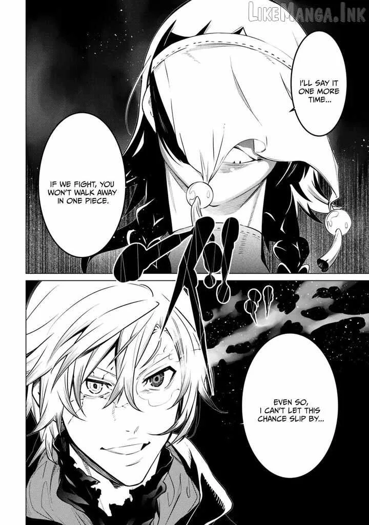 SSS RANK DUNGEON DE KNIFE ICHIHON TEWATASARE TSUIHOU SARETA HAKUMA DOUSHI: YGGDRASIL NO NOROI NIYORI JAKUTEN DEARU MARYOKU FUSOKU O KOKUFUKUSHI SEKAI SAIKYOU E TO ITARU Chapter 32.1 page 11