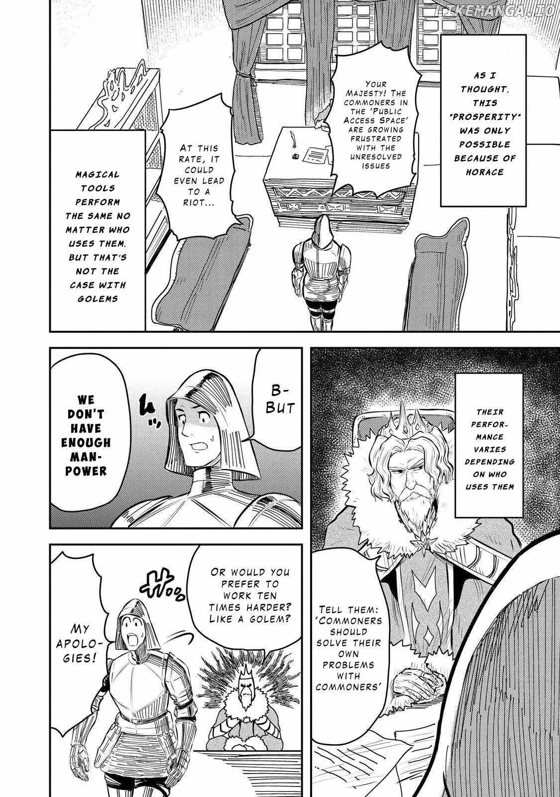 The Capital’s One-Man Army Golem Master—Unexpectedly Banished!? ~Now That I’m Free, I’ll Create the Ultimate Golem Together With My Beautiful Hero Disciples. I Don’t Care Even if They Beg Me to Come Back~ Chapter 5 page 21