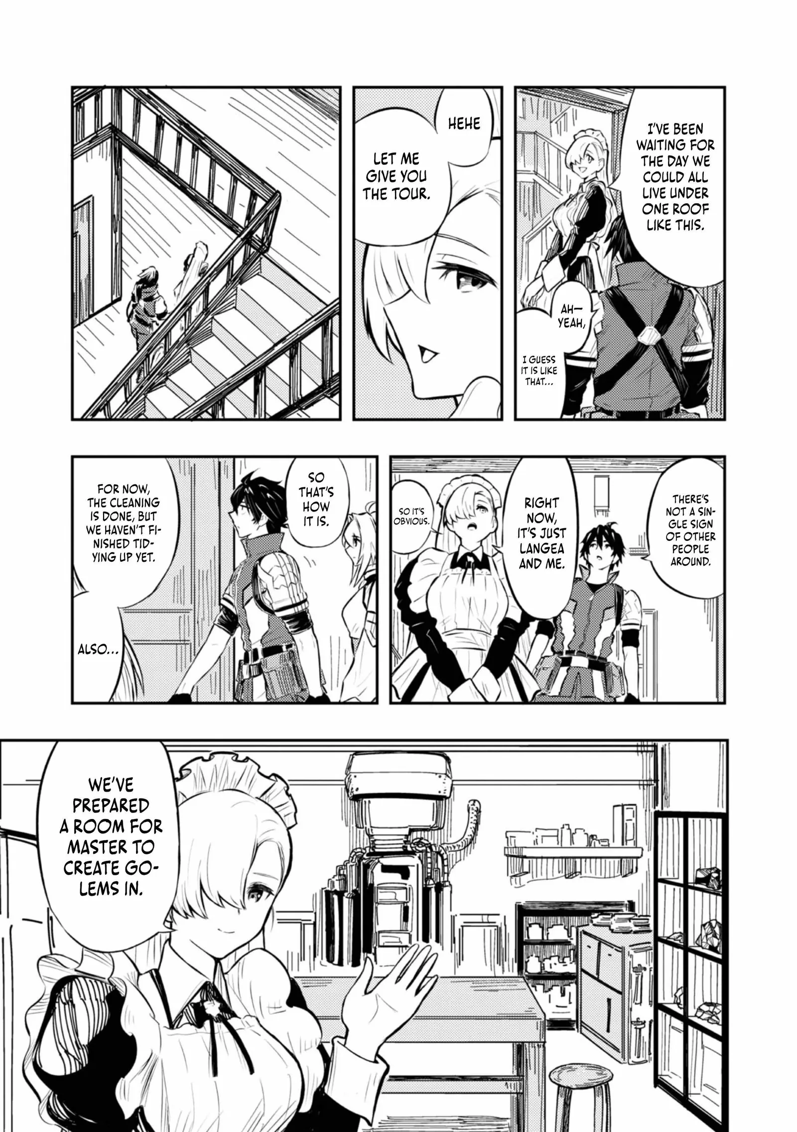 The Capital’s One-Man Army Golem Master—Unexpectedly Banished!? ~Now That I’m Free, I’ll Create the Ultimate Golem Together With My Beautiful Hero Disciples. I Don’t Care Even if They Beg Me to Come Back~ Chapter 2 page 20