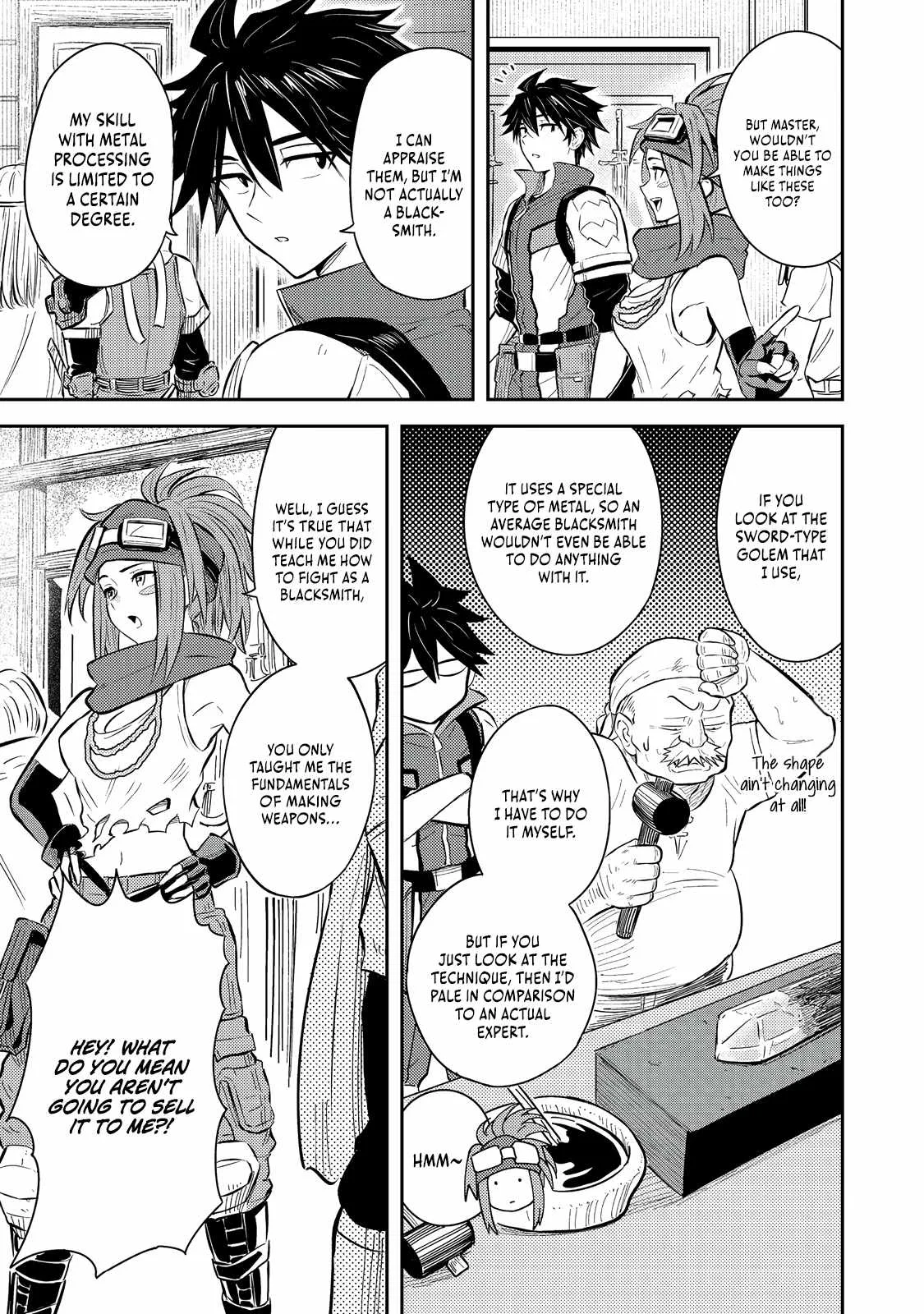 The Capital’s One-Man Army Golem Master—Unexpectedly Banished!? ~Now That I’m Free, I’ll Create the Ultimate Golem Together With My Beautiful Hero Disciples. I Don’t Care Even if They Beg Me to Come Back~ Chapter 11 page 20