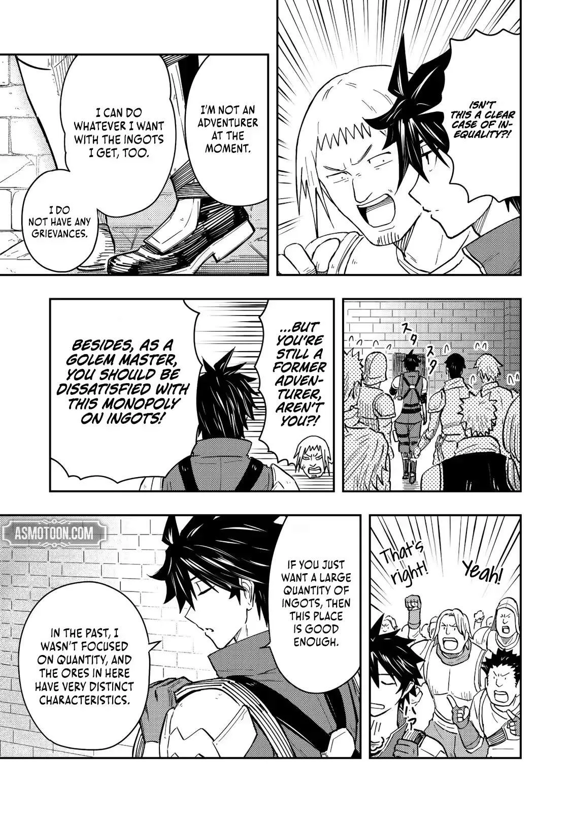 The Capital’s One-Man Army Golem Master—Unexpectedly Banished!? ~Now That I’m Free, I’ll Create the Ultimate Golem Together With My Beautiful Hero Disciples. I Don’t Care Even if They Beg Me to Come Back~ Chapter 19 page 12