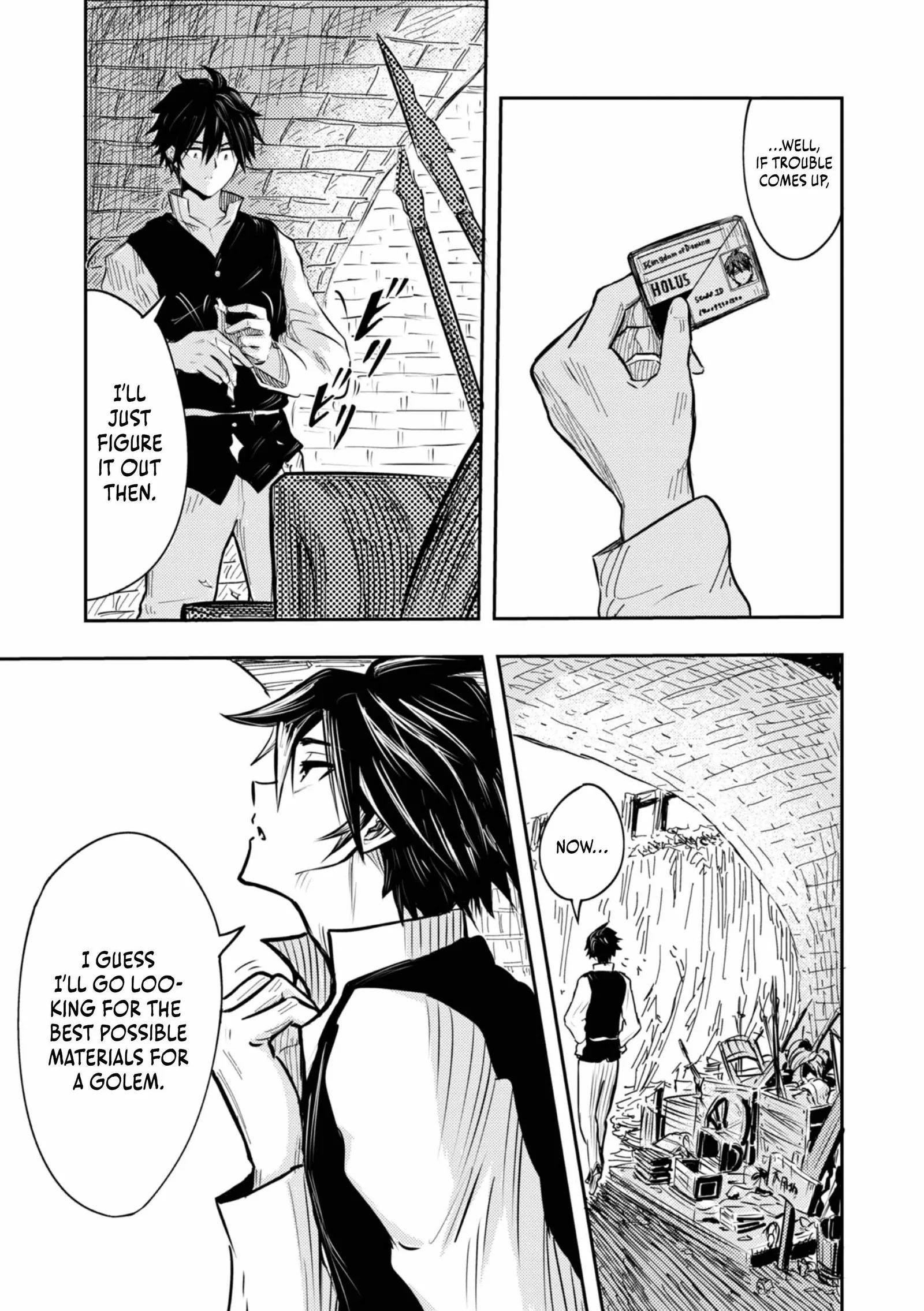 The Capital’s One-Man Army Golem Master—Unexpectedly Banished!? ~Now That I’m Free, I’ll Create the Ultimate Golem Together With My Beautiful Hero Disciples. I Don’t Care Even if They Beg Me to Come Back~ Chapter 1 page 19