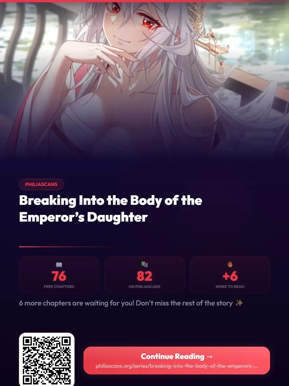 Breaking Into The Body of The Emperor’s Daughter Chapter 76 page 50