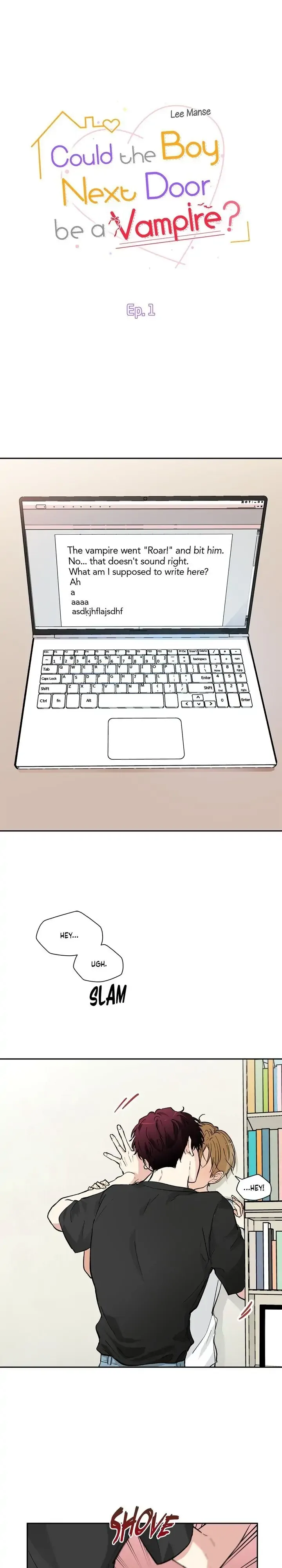 Could the Boy Next Door be a Vampire? Chapter 1 page 2