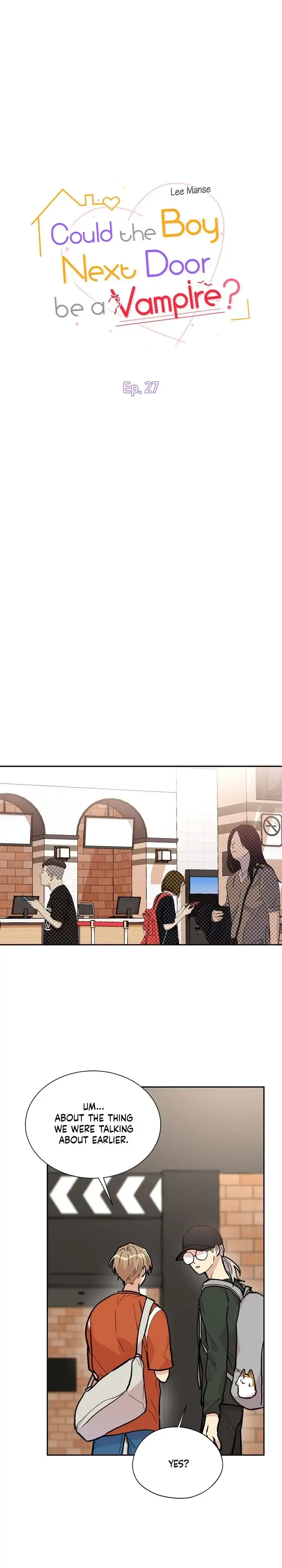 Could the Boy Next Door be a Vampire? Chapter 27 page 6