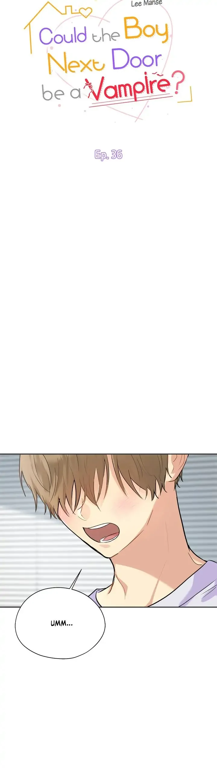 Could the Boy Next Door be a Vampire? Chapter 36 page 3