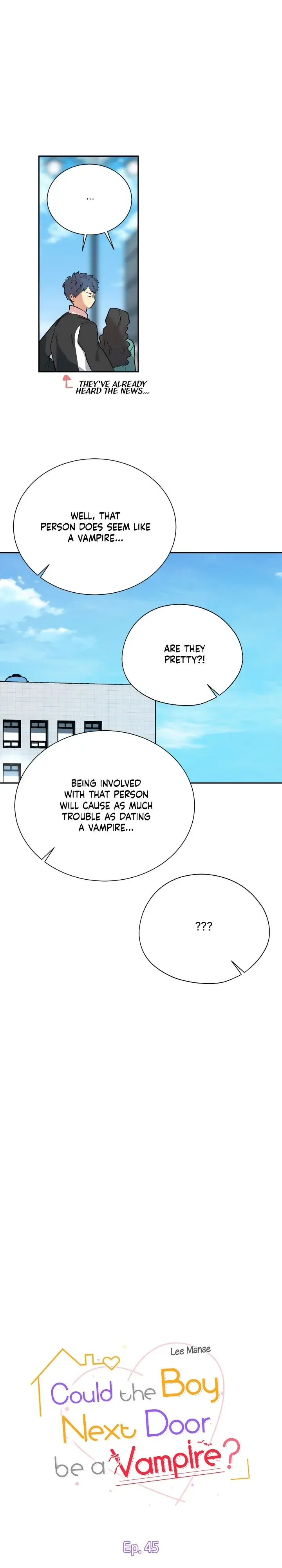 Could the Boy Next Door be a Vampire? Chapter 45 page 10