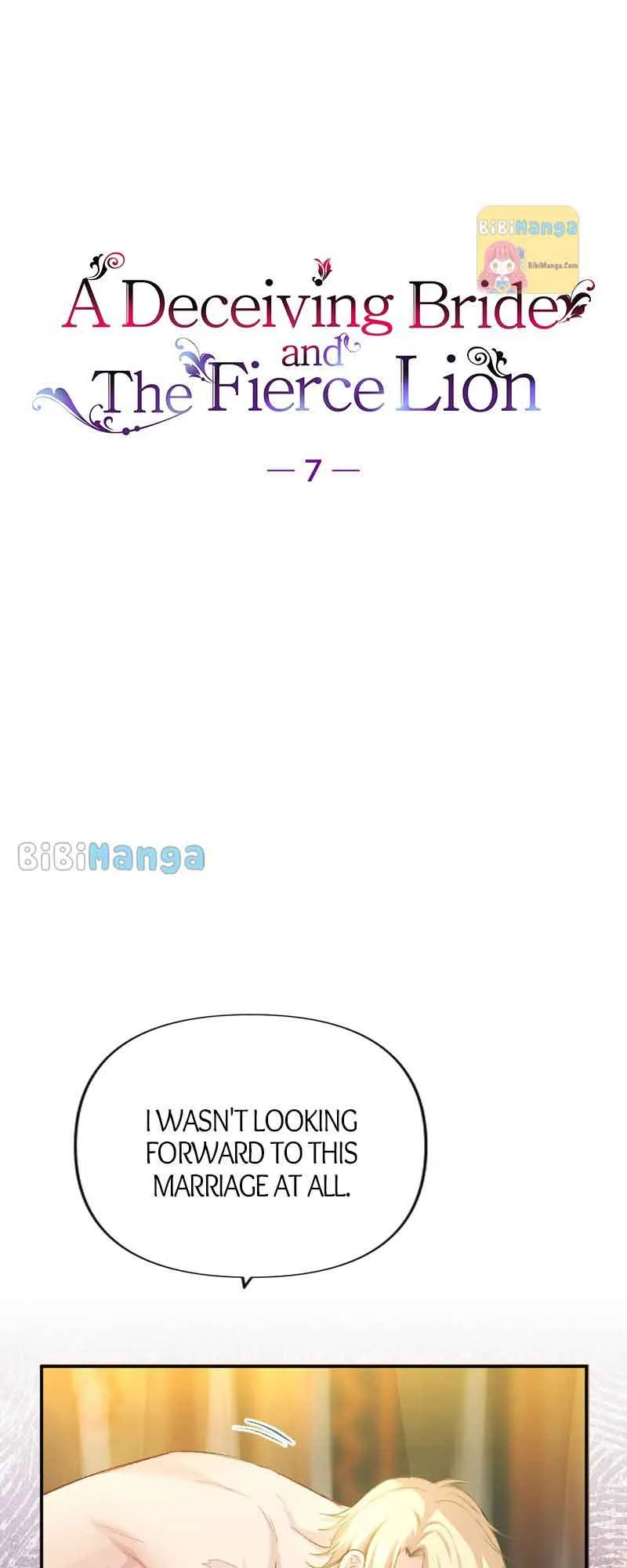 A Deceiving Bride and The Fierce Lion Chapter 7 page 7