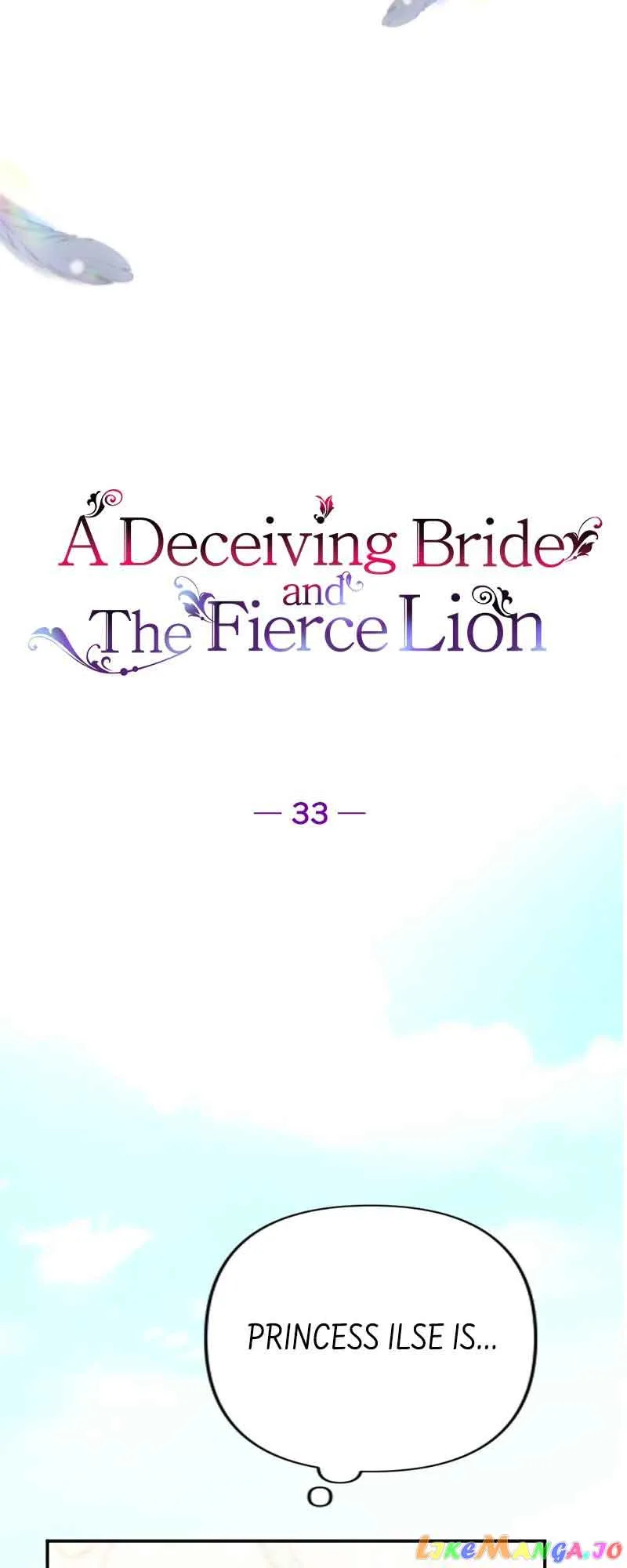 A Deceiving Bride and The Fierce Lion Chapter 33 page 5