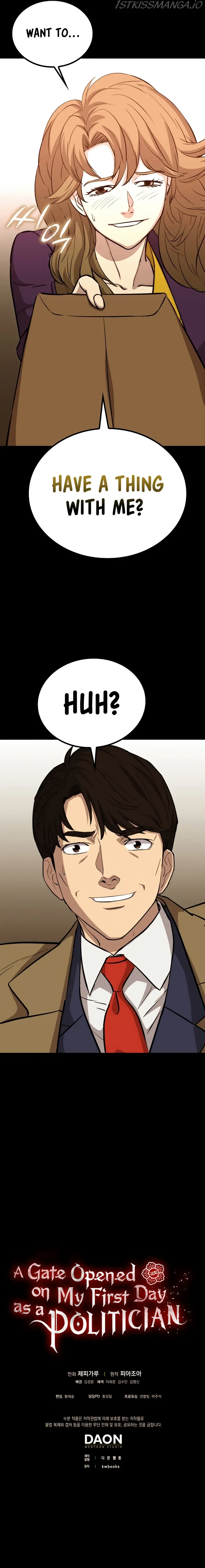 A Gate Opened on my First Day as a Politician Chapter 37 page 16