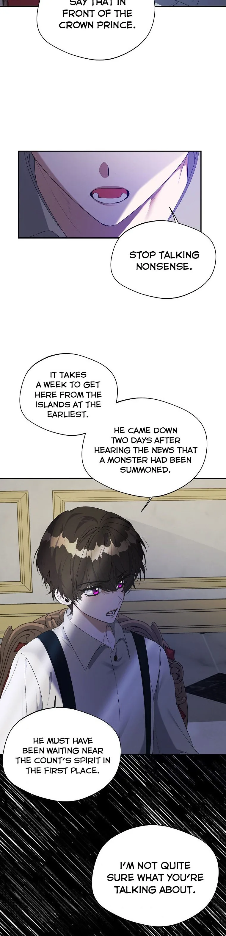 A male protagonist is blocking my way Chapter 34 page 3