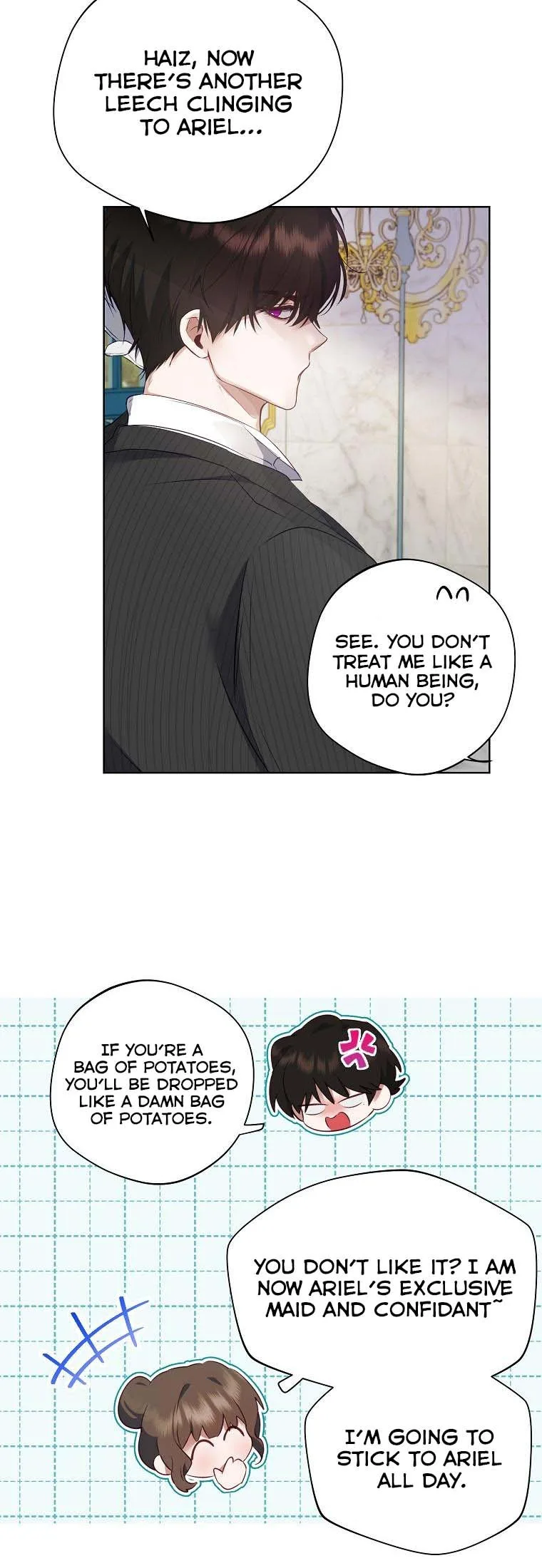 A male protagonist is blocking my way Chapter 43 page 22