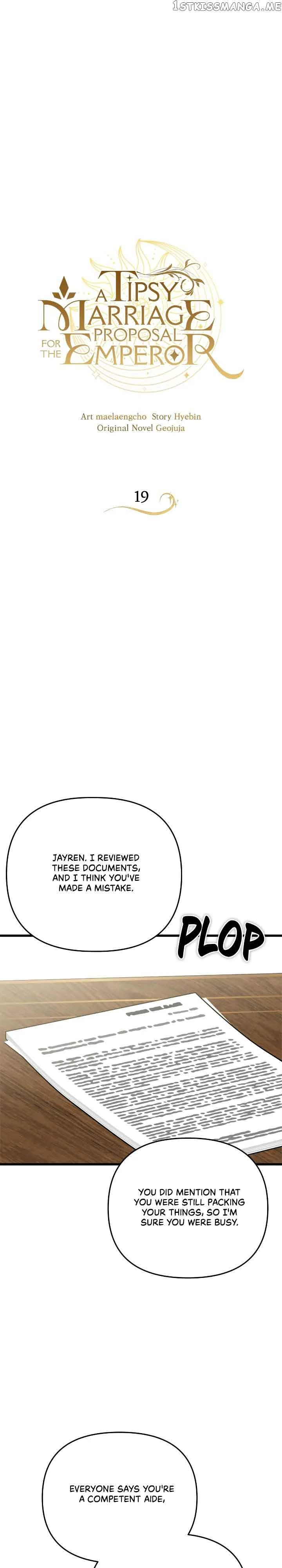 A Tipsy Marriage Proposal for the Emperor Chapter 19 page 5