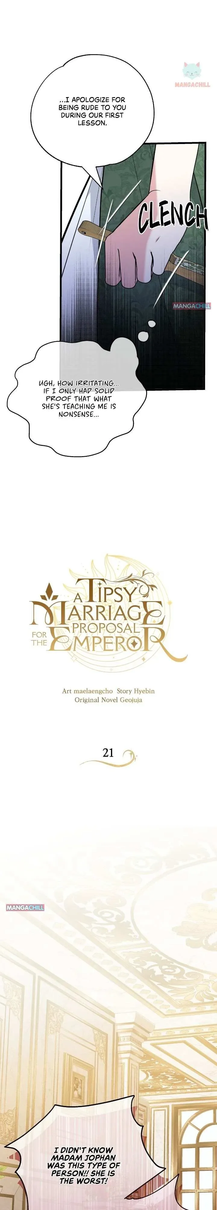 A Tipsy Marriage Proposal for the Emperor Chapter 21 page 8