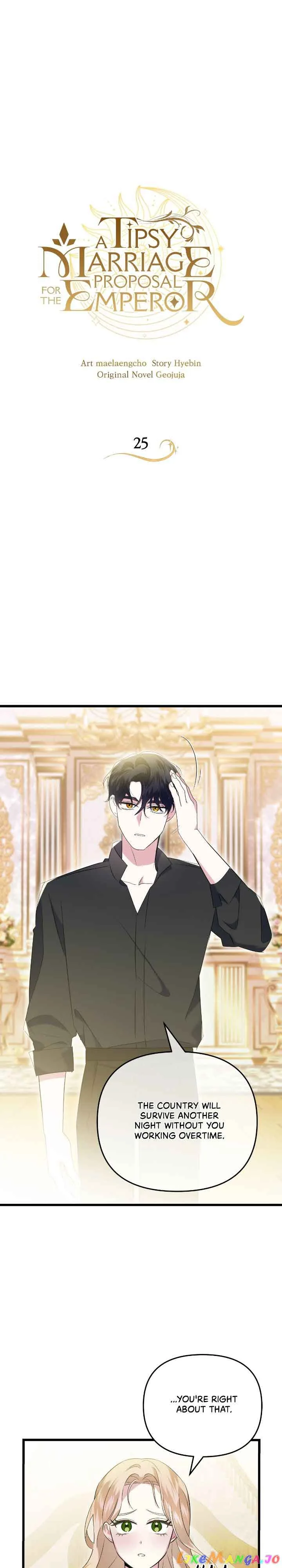 A Tipsy Marriage Proposal for the Emperor Chapter 25 page 6