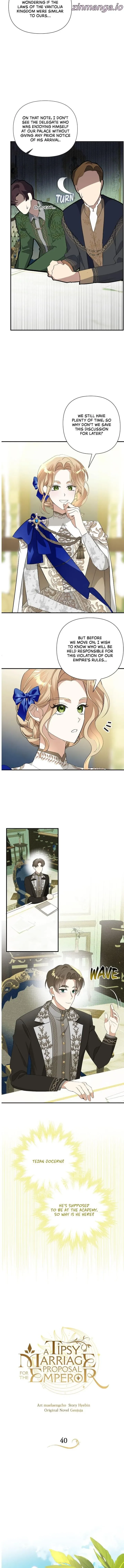 A Tipsy Marriage Proposal for the Emperor Chapter 40 page 3