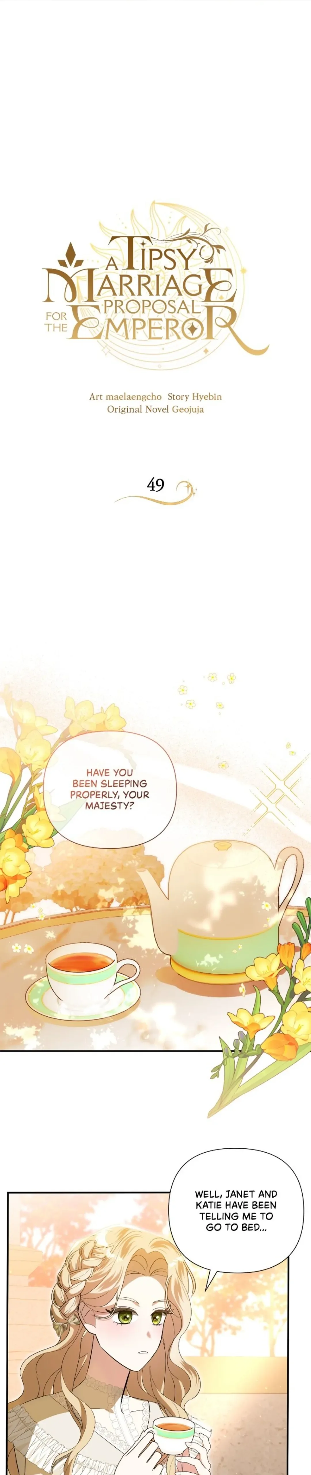 A Tipsy Marriage Proposal for the Emperor Chapter 49 page 8