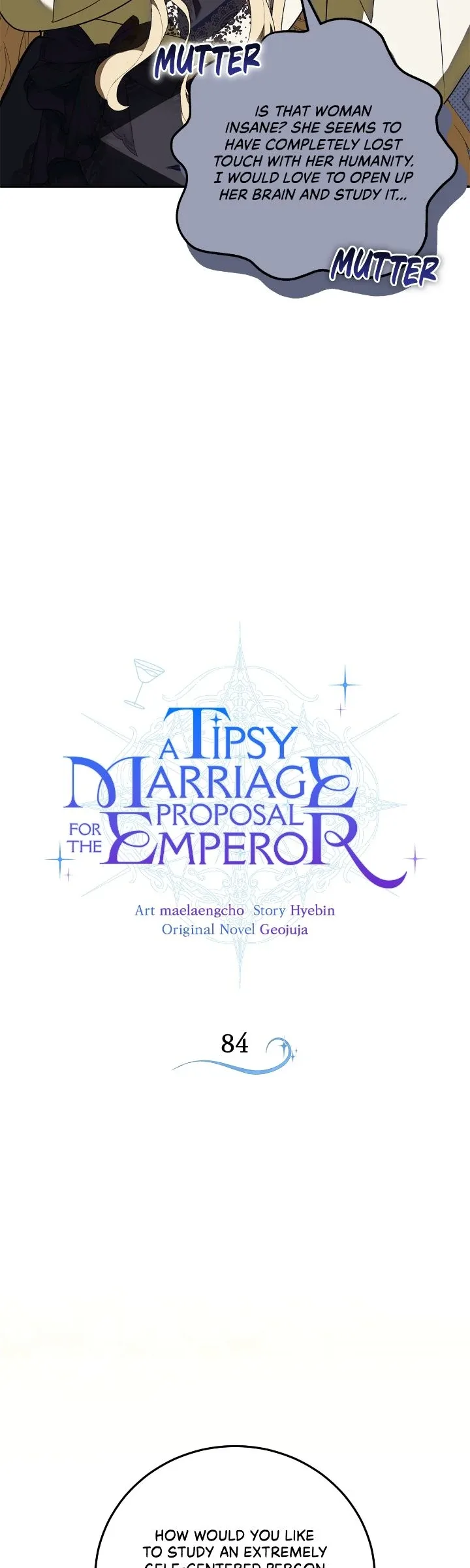 A Tipsy Marriage Proposal for the Emperor Chapter 84 page 9