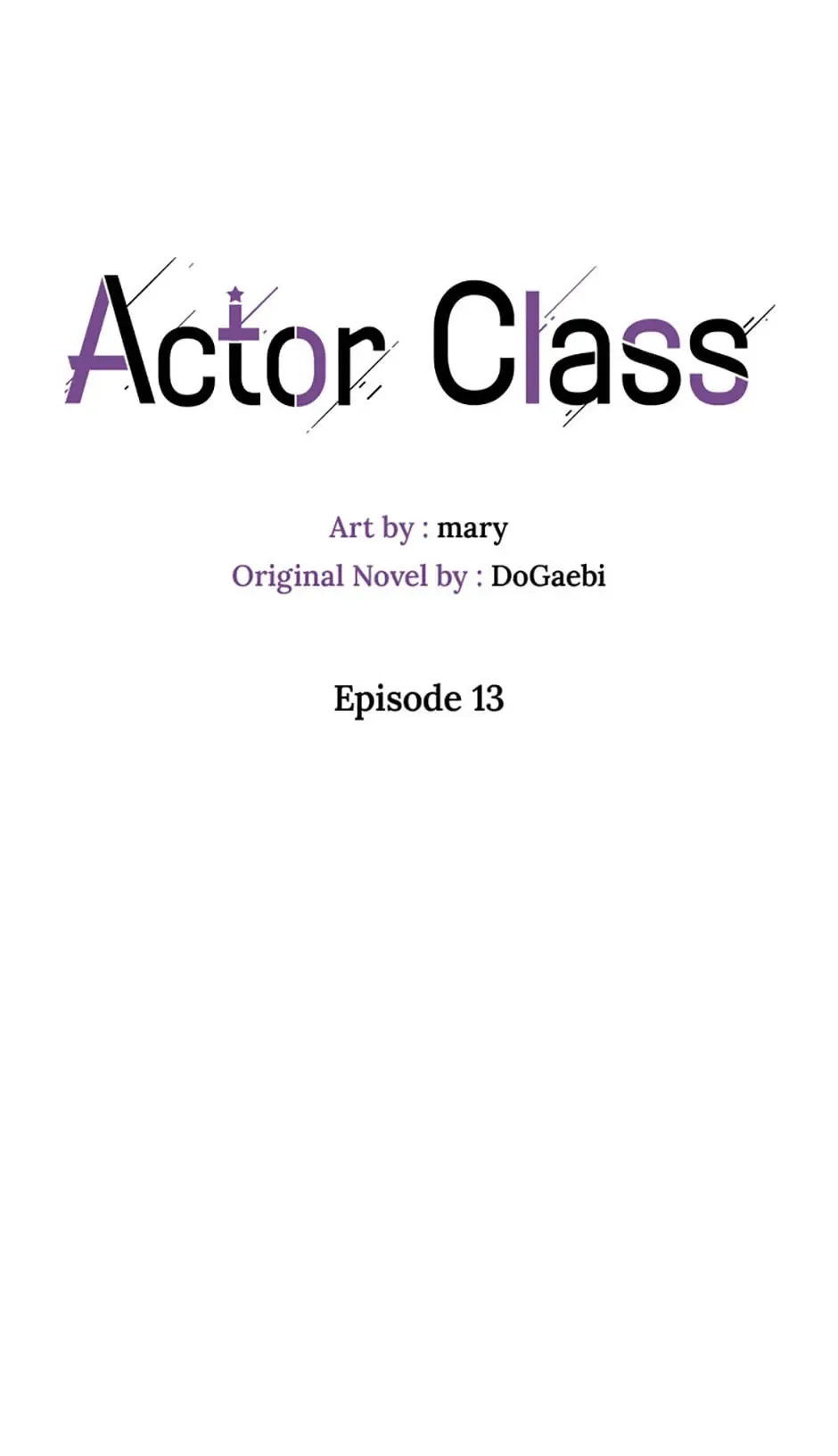 Actor Class Chapter 13 page 23