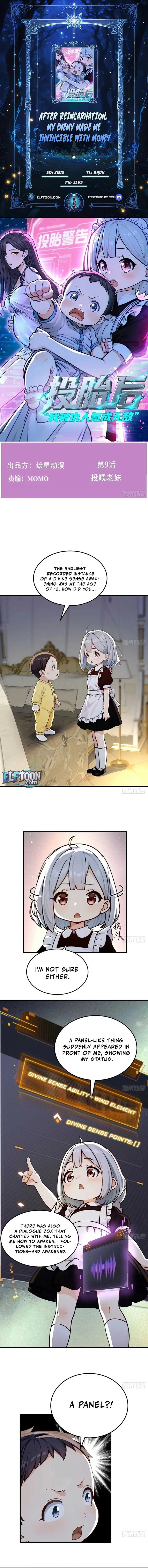 After Reincarnation, My Enemy Made Me Invincible with Money Chapter 9 page 2