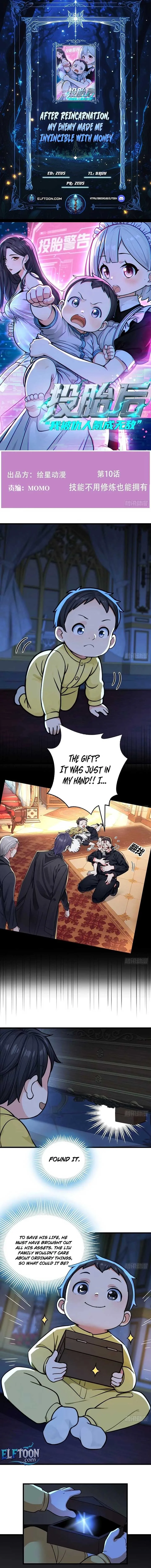 After Reincarnation, My Enemy Made Me Invincible with Money Chapter 10 page 2