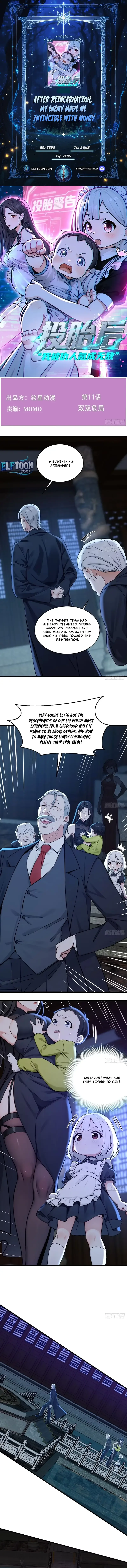 After Reincarnation, My Enemy Made Me Invincible with Money Chapter 11 page 2
