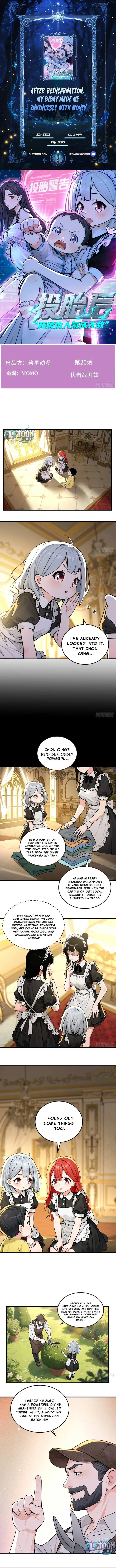 After Reincarnation, My Enemy Made Me Invincible with Money Chapter 20 page 2