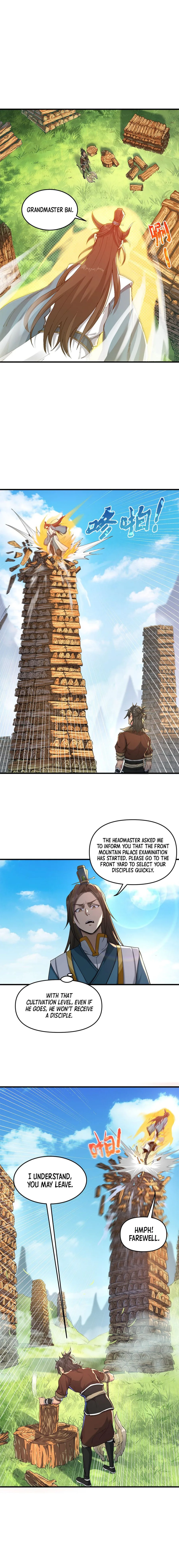 After Ten Years of Chopping Wood, Immortals Begged To Become My Disciples Chapter 1 page 5