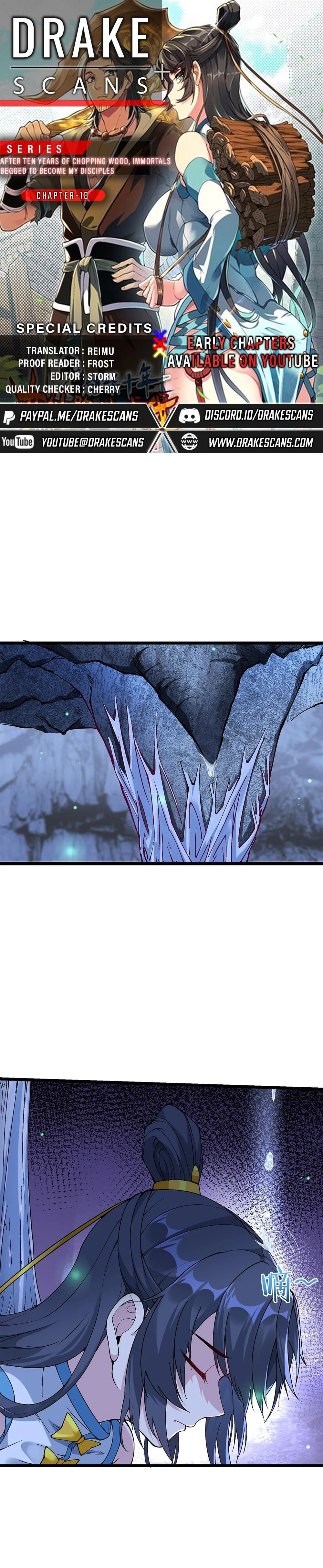 After Ten Years of Chopping Wood, Immortals Begged To Become My Disciples Chapter 18 page 2