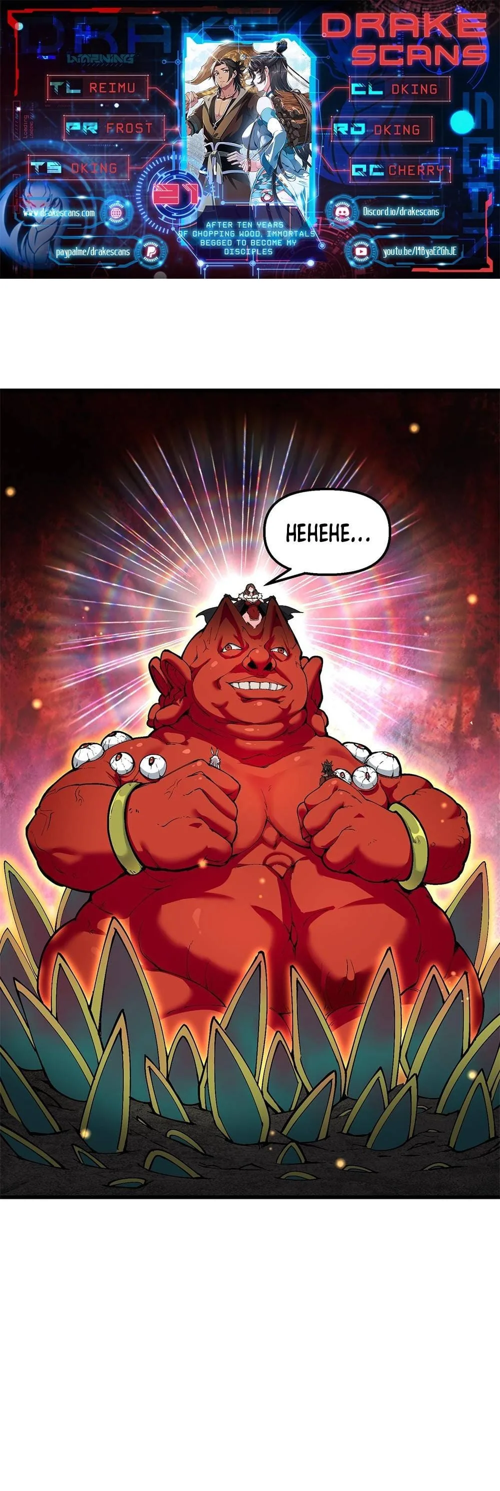 After Ten Years of Chopping Wood, Immortals Begged To Become My Disciples Chapter 22 page 2