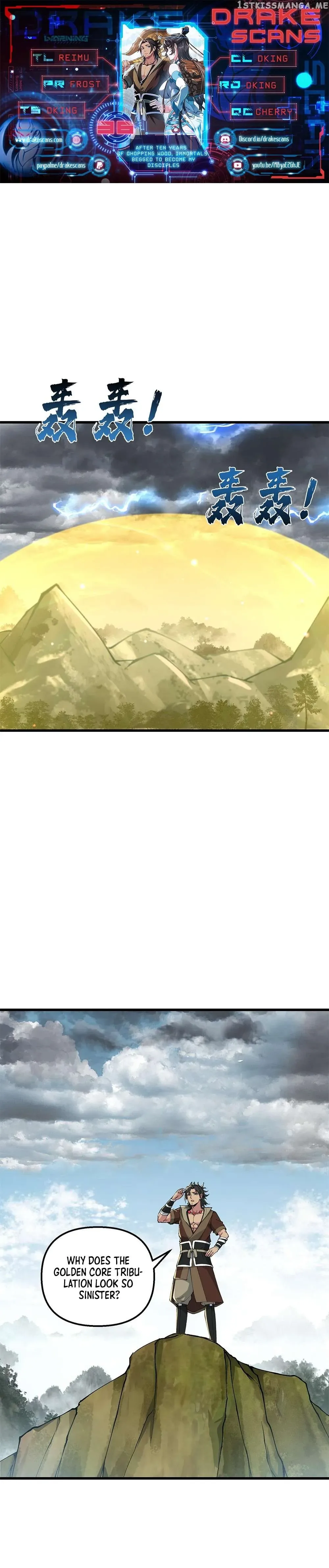 After Ten Years of Chopping Wood, Immortals Begged To Become My Disciples Chapter 36 page 2