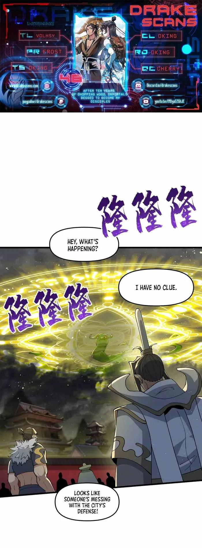 After Ten Years of Chopping Wood, Immortals Begged To Become My Disciples Chapter 46 page 2