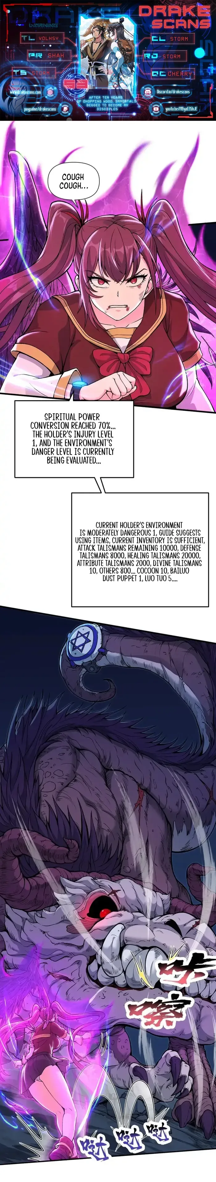 After Ten Years of Chopping Wood, Immortals Begged To Become My Disciples Chapter 53 page 2