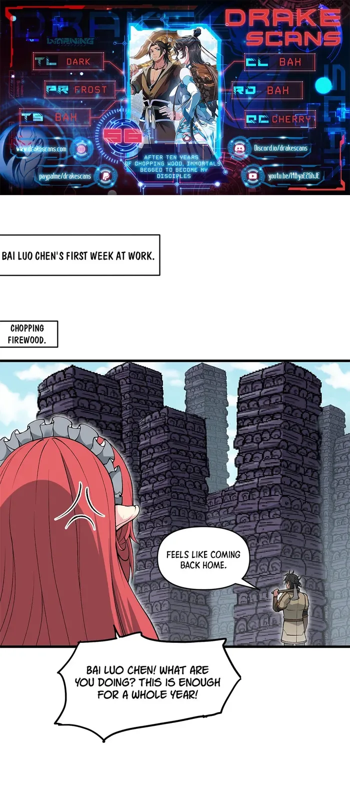 After Ten Years of Chopping Wood, Immortals Begged To Become My Disciples Chapter 56 page 2