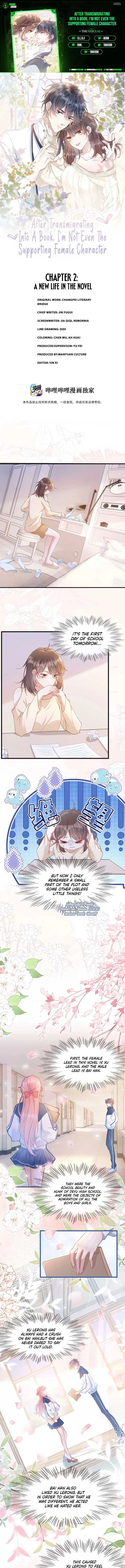 After Transmigrating Into the Novel, I Am Not Even a Female Supporting Character Chapter 2 page 2