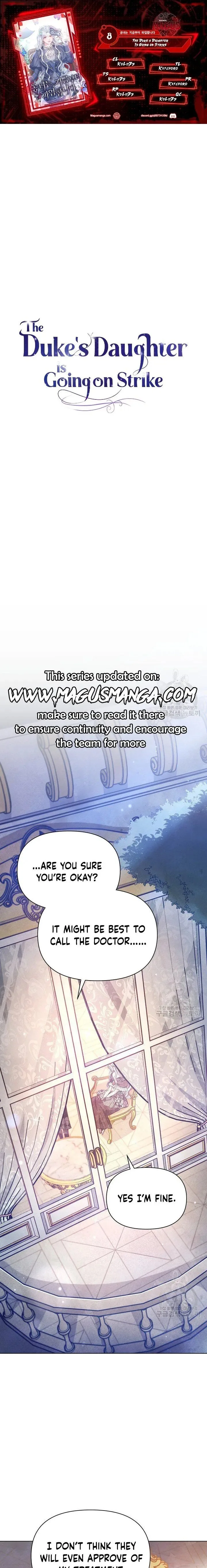 The Duke’s Daughter is Going on Strike Chapter 8 page 2