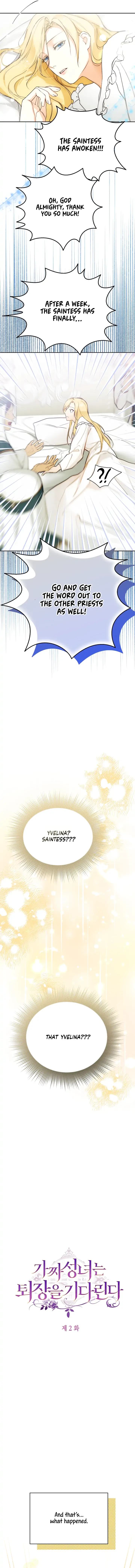 The Fake Saintess Awaits Her Exit Chapter 2 page 9