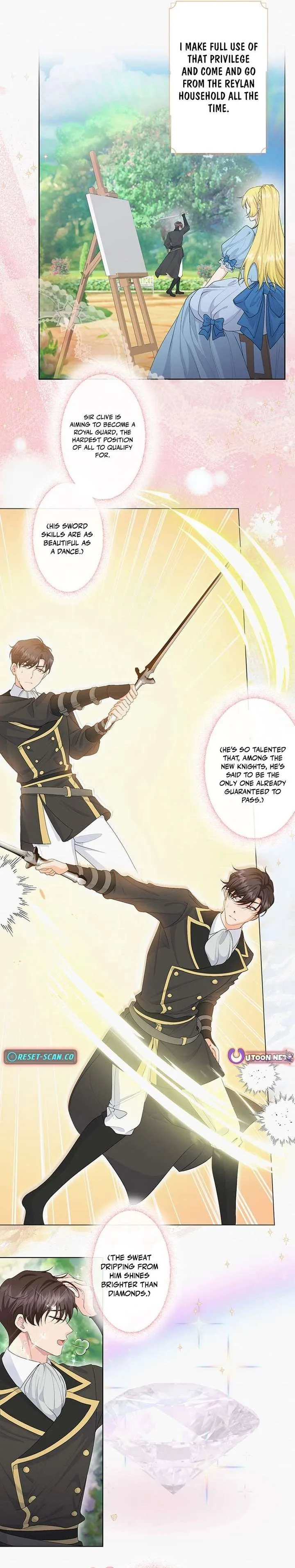 The Holy-Sword Lady’s Glorious Stan Life: I’ll Protect My Beloved Knight with All I’ve Got Chapter 1 page 4