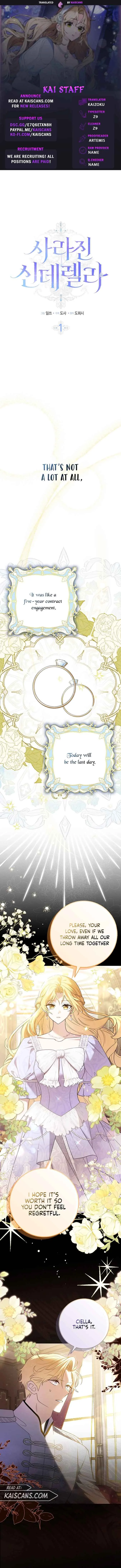 The Lost Cinderella Chapter 1 page 2