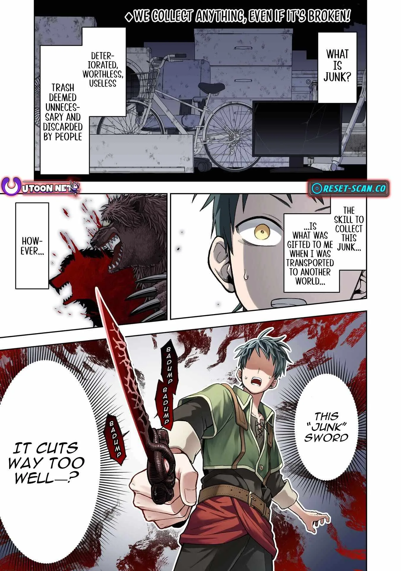 The Overpowered Cursed Magic Sword I Got From My "Junk Collection" Skill Is Too Strong ~I Was Thrown Away as Useless, but I'll Rise up With the World's Discarded Items~ Chapter 1 page 2