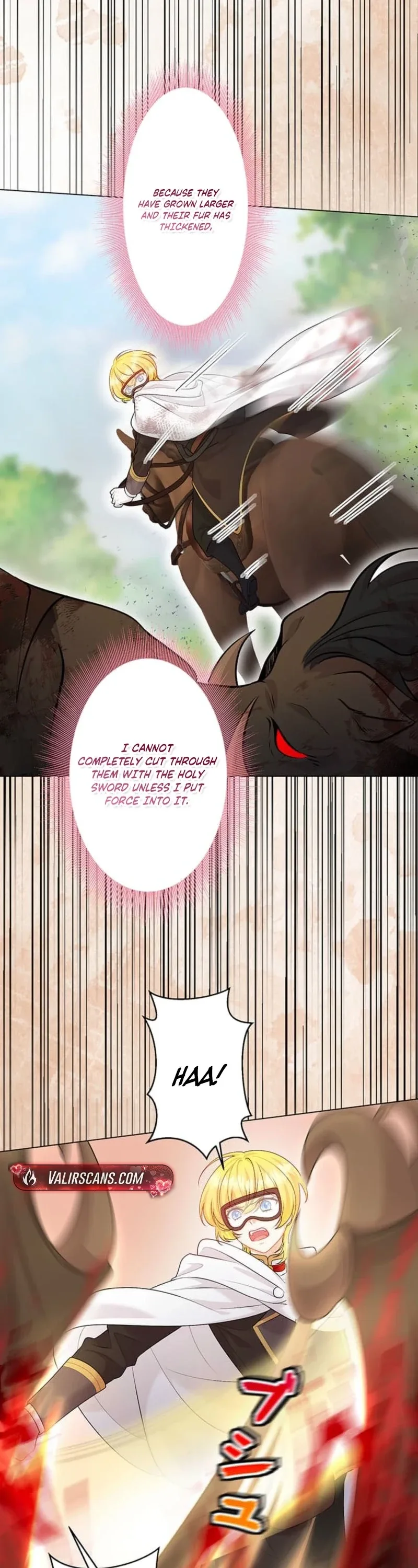 The Holy-Sword Lady’s Glorious Stan Life: I’ll Protect My Beloved Knight with All I’ve Got Chapter 19 page 22
