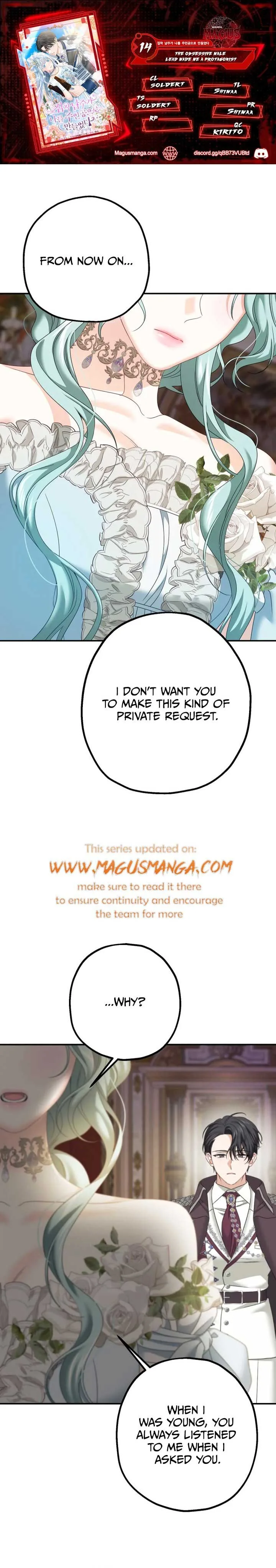 The Obsessive Male Lead Made Me The Female Lead Chapter 14 page 2