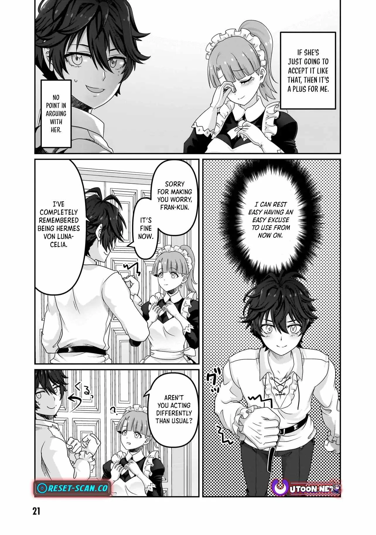I May Just Be a Mob Character, but I'll Aim to Be the Strongest! ~Reincarnated Into a Game World, I Strive for Power on My Terms~ Chapter 1 page 21