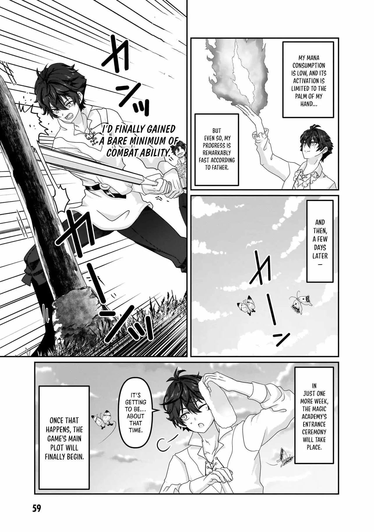 I May Just Be a Mob Character, but I'll Aim to Be the Strongest! ~Reincarnated Into a Game World, I Strive for Power on My Terms~ Chapter 2.2 page 14