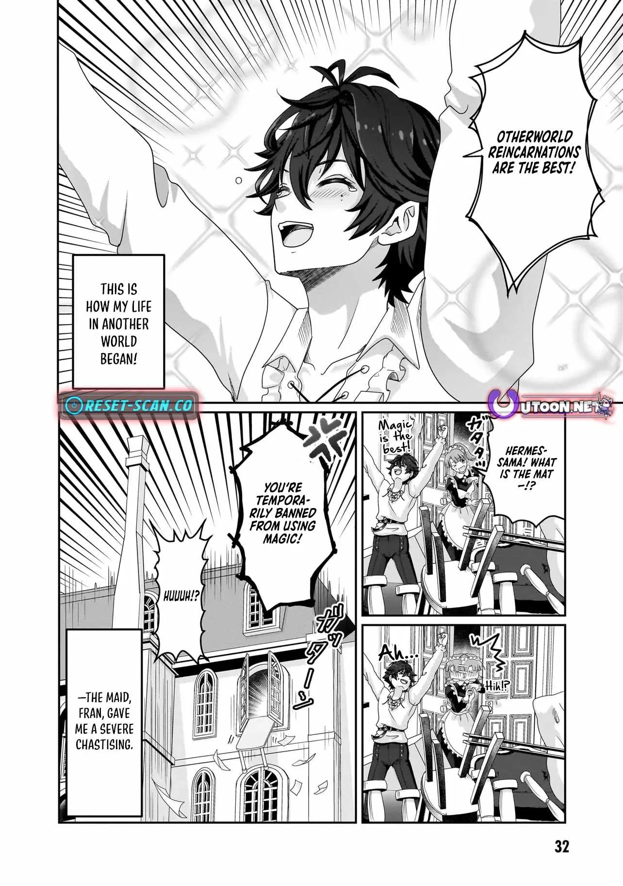 I May Just Be a Mob Character, but I'll Aim to Be the Strongest! ~Reincarnated Into a Game World, I Strive for Power on My Terms~ Chapter 1 page 32
